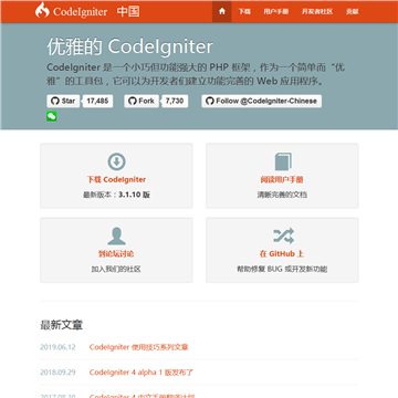CodeIgniter中国