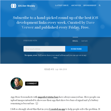 iOS Dev Weekly